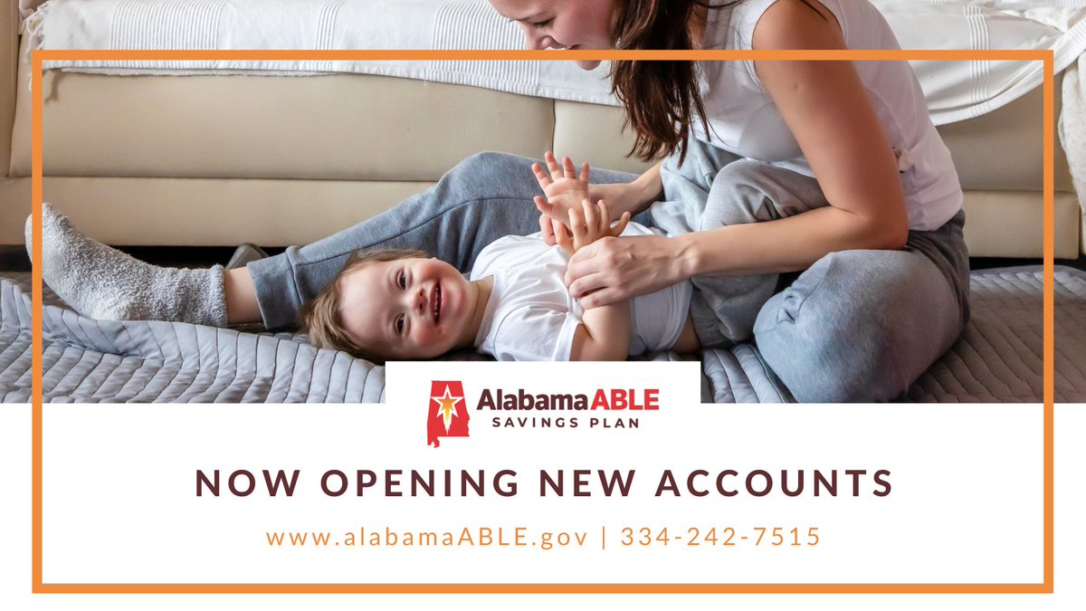 We are excited to offer individuals with disabilities a simple and straightforward savings option that will help them achieve greater financial independence. Check out our new program at alabamaable.gov.