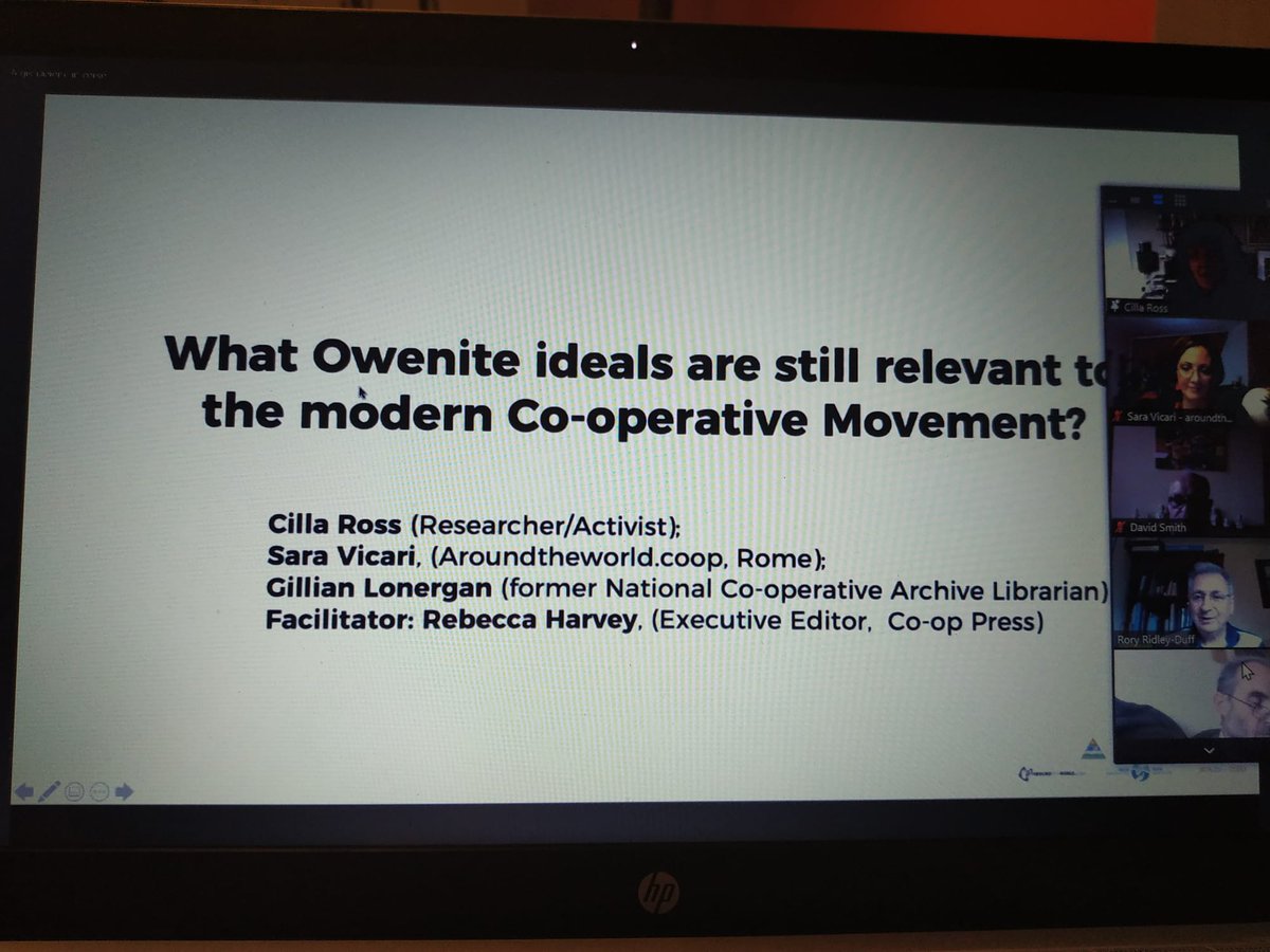 🙏Many thanks to @CoopsWales, in particular @DavidSmithWales and @chrishall6412, for inviting us. 

💡Thanks also to @bex_harvey, @cillaross5 and @CoopGillian to share with us insights about #Owen's ideals that are still relevant to the modern #coop movement!
#coops #coops4dev🌎