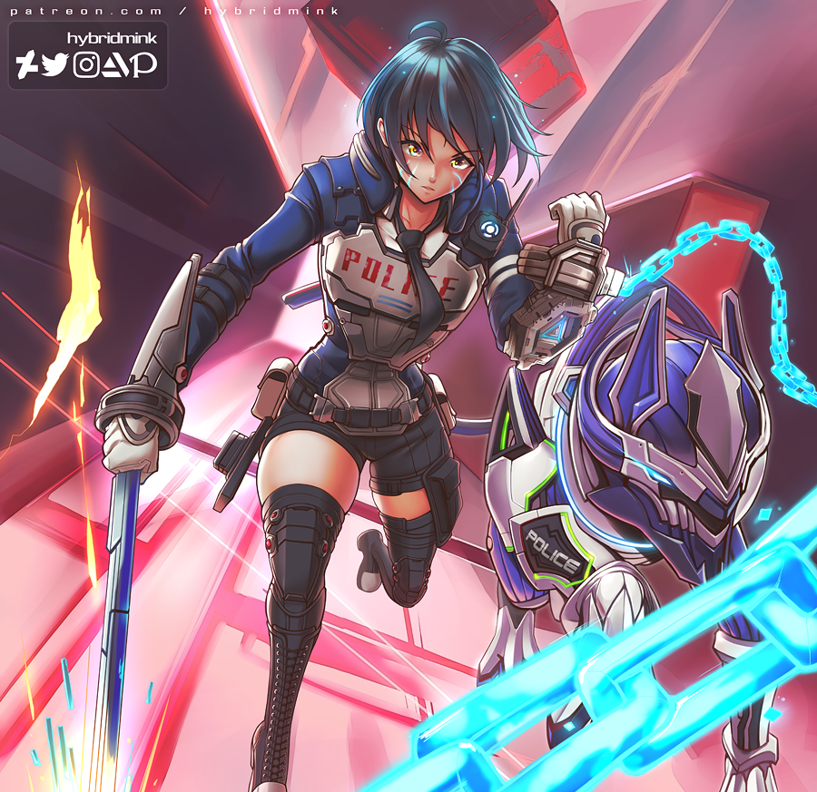 hybridmink's tweet photo. I've wanted to draw some Astral Chain for a while now. I had to go with the beast/dog legion in the end. :D
#ASTRALCHAIN #animeart https://t.co/mVSsmIXHs9