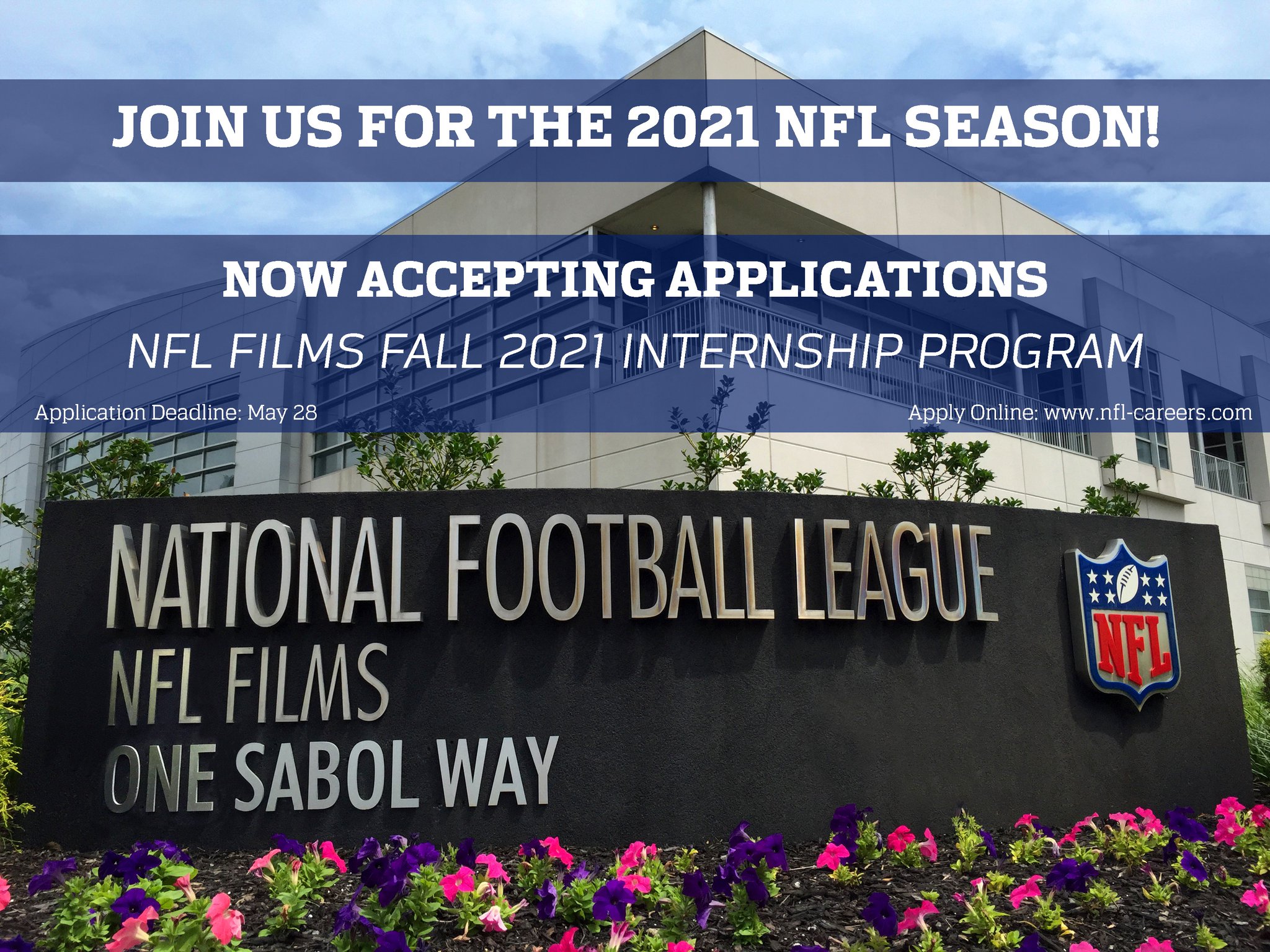 NFL Films on Twitter "🚨 Our internship program is BACK! 🚨 Positions