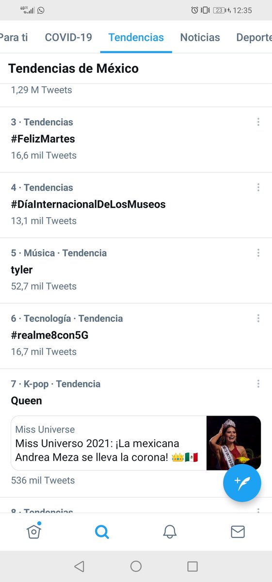 georgeorta's tweet photo. @TecnonautaTV #realme8con5G En mexico esttan en 6 https://t.co/ecZqproT84