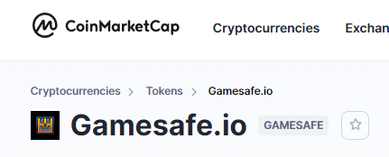 gamesafetoken's tweet photo. We just got listed on @CoinMarketCap 🔥
https://t.co/pTcDpUfNgA https://t.co/10zo9vCDJ4