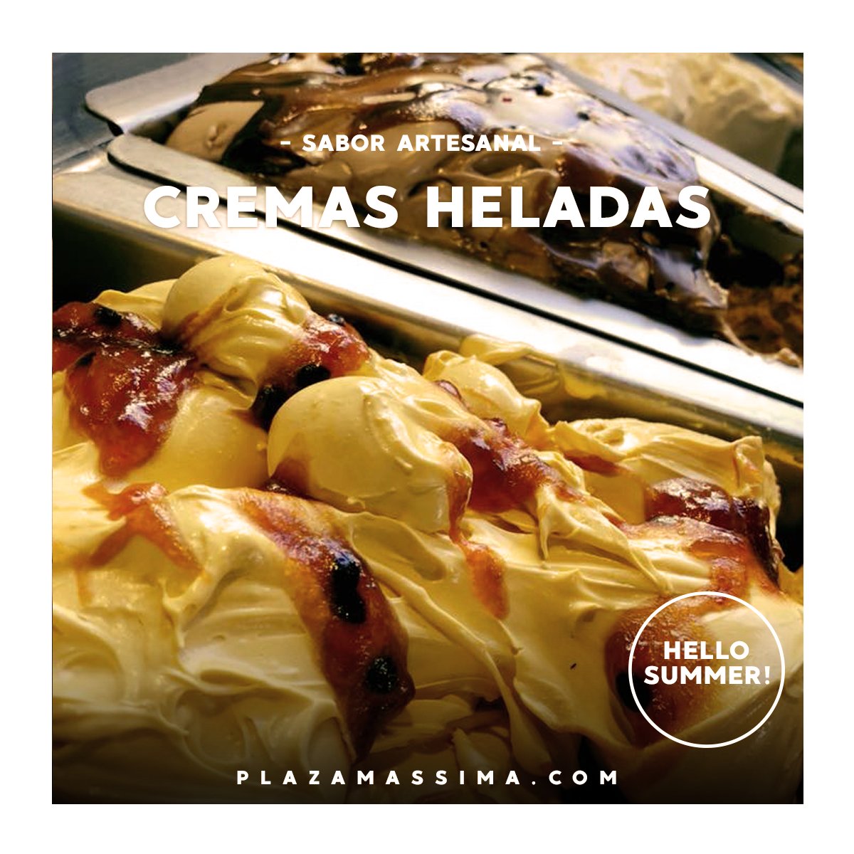 plazamassima's tweet photo. Con este calor..., ¡habrá que ir saludando al verano! 🤩 🍦 https://t.co/itKgrbOU0k