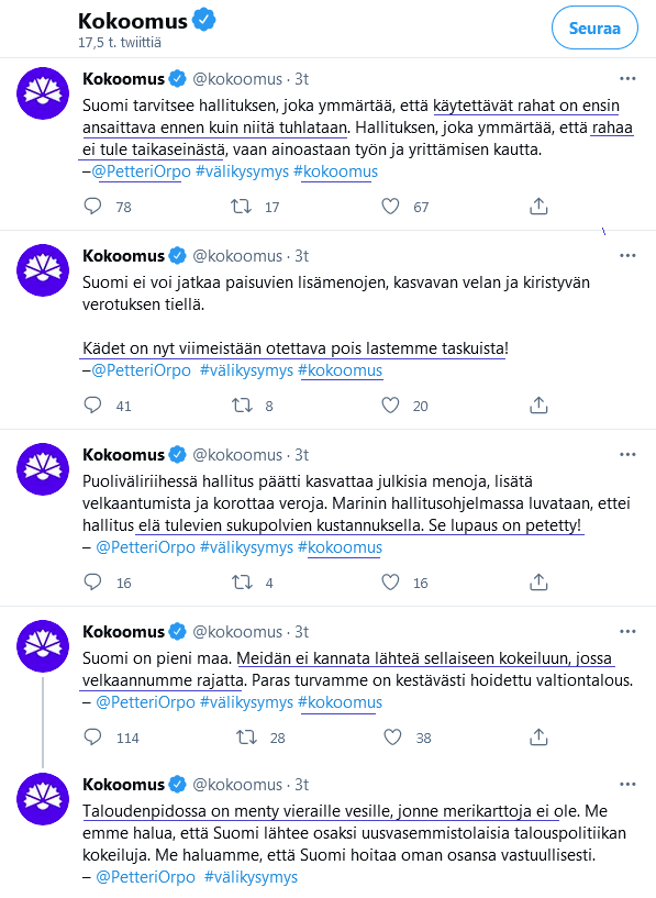 DEuutiset's tweet image. 2/3 pellepuolue trollaa
#kokoomus #elpymispaketti