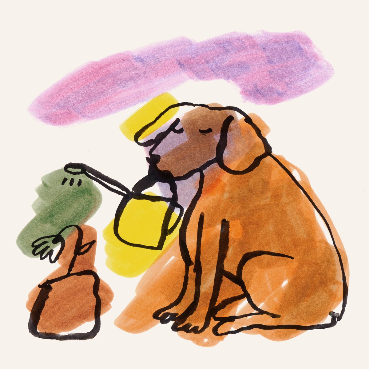 CAVETOWN's tweet photo. man's best friend is out 4 june!! pre-save if u want :^) https://t.co/pBWfV726ZA 

artwork by @laurendoughty https://t.co/GctSAPTA8O
