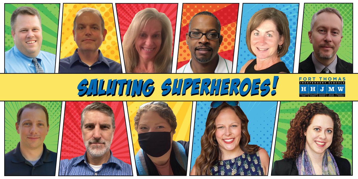 FTSchools's tweet image. The Technology Team in Fort Thomas has amazed us with their planning, creativity, problem-solving and willingness to overcome obstacles to get the job done superbly.

They are superheroes in a pandemic, and we take this time to say "thank you", both individually and collectively!