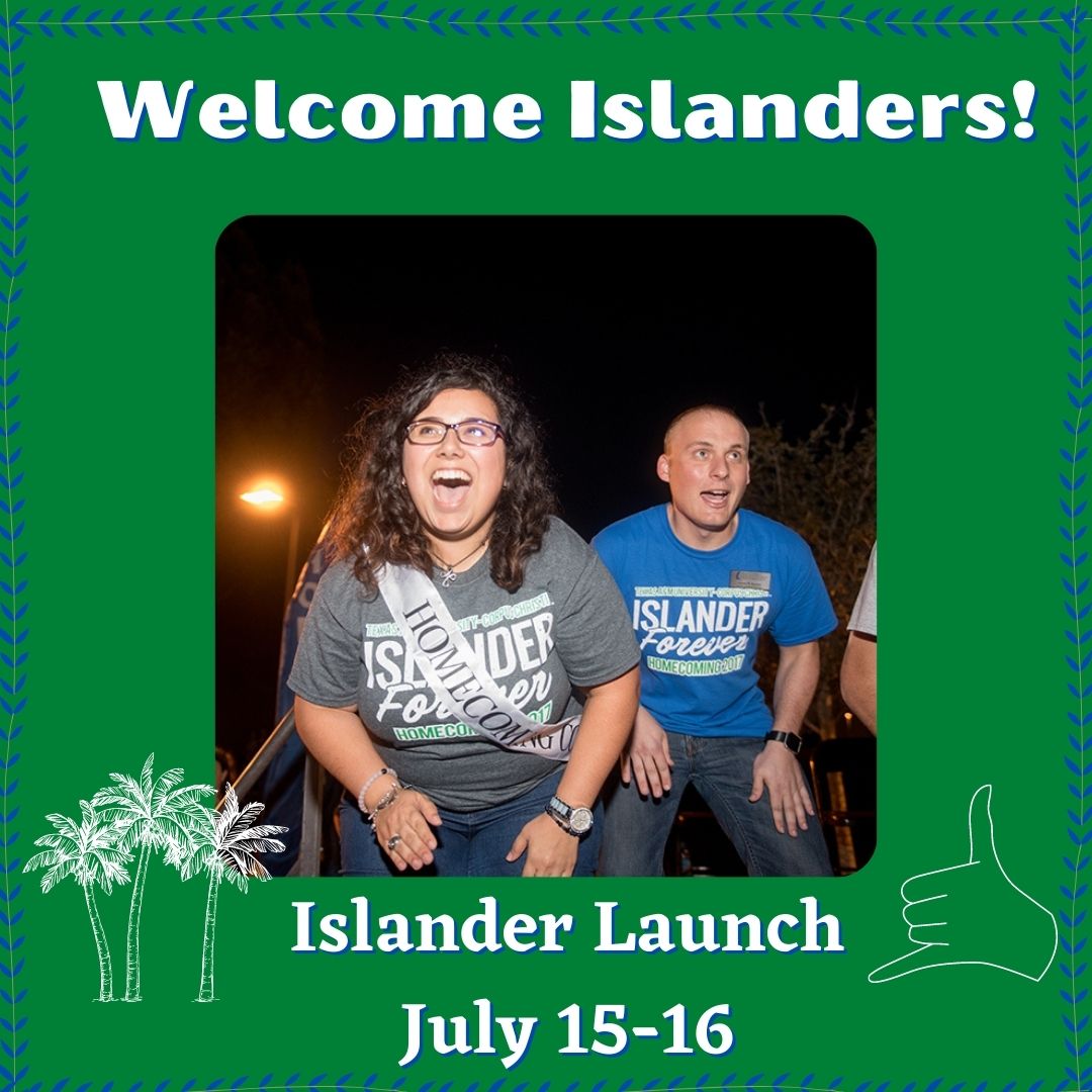 SEAStamucc's tweet photo. Welcome #TAMUCC25 to @IslanderLaunch Day! 🌴 We are so excited to meet you as you get to know your new home here at the 💚  Island University 💙 !  #islanderlaunch #tamucc https://t.co/DyT2fs3kn6