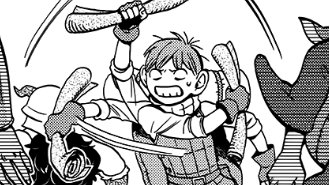 LOVE how the main group in Dungeon Meshi are the opposite of their fantasy race's stereotypes.
- Senshi's a quiet, traumatised dwarf seeking non violent solutions.
- Marcille's a compassionate elf critical of elven superiority.
- Chilchuk's a terrible divorced dad halfling. 