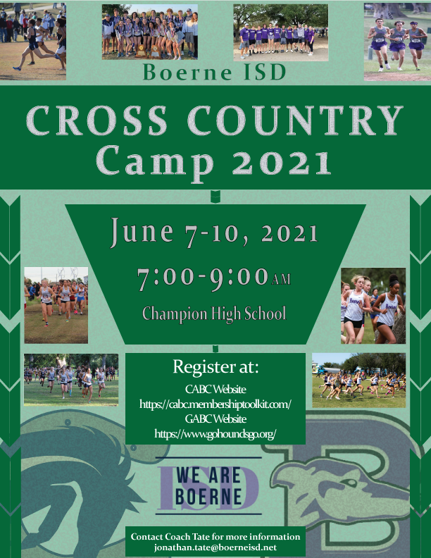 Boerne ISD XC Camp Information
Link to signup: cabc.membershiptoolkit.com/assets/00958/C…

<a href="/LeechStan/">Boerne ISD Athletics</a> <a href="/BoerneISD/">Boerne ISD</a> <a href="/VossAthletics/">Voss Athletics Dept</a> <a href="/boerne/">Boerne Soccer Club</a> <a href="/BoerneMSSouth/">Boerne Middle School South</a> <a href="/BoerneStarSport/">Boerne Star Sports</a>