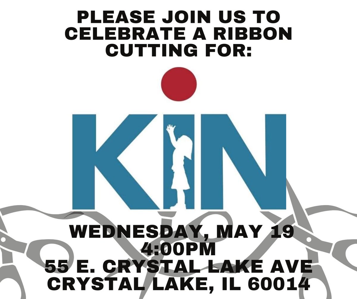CLChamber's tweet photo. Join us TOMORROW for a ribbon cutting ceremony at Kids In Need of McHenry Co! https://t.co/Zhm0vKDwOD