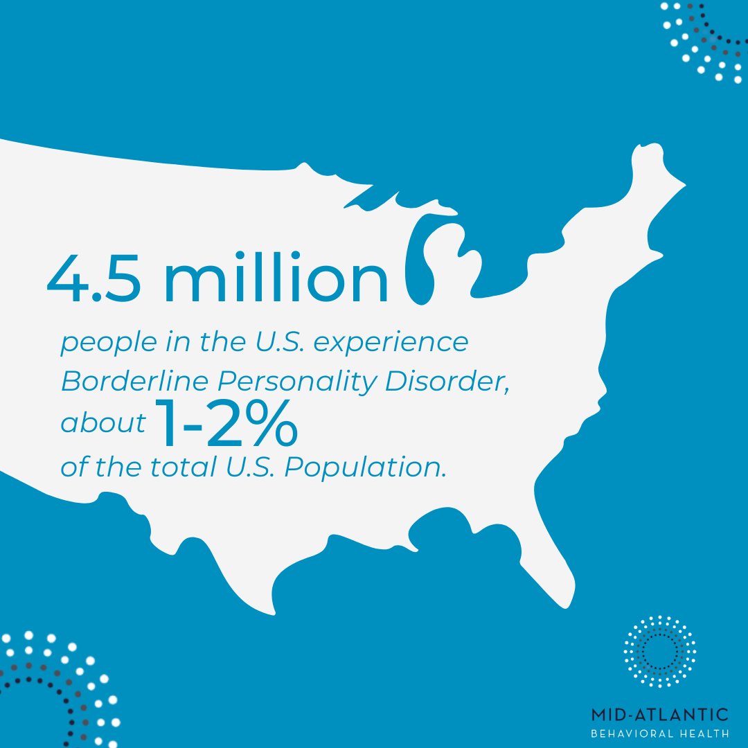 MidAtlanticBH's tweet image. May is Borderline Personality Disorder Awareness Month. 

The stigma that surrounds BPD can be more debilitating than BPD itself, which is why raising awareness is so important. We'll be sharing more about BPD throughout the remainder of May to help educate our community on BPD.