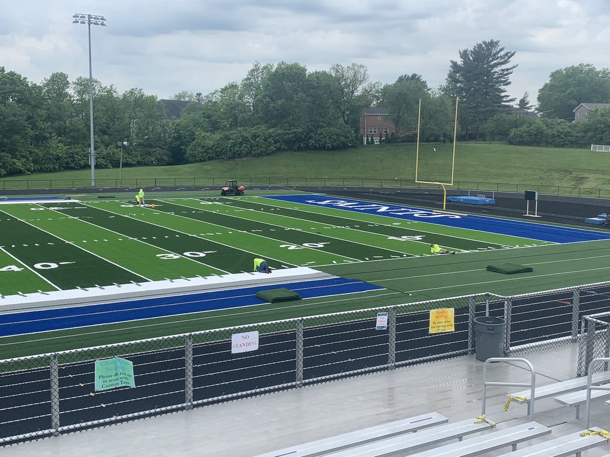 tmusaints's tweet image. Thomas More Field at Griffin Plaza is getting close!

#LetsGoSaints