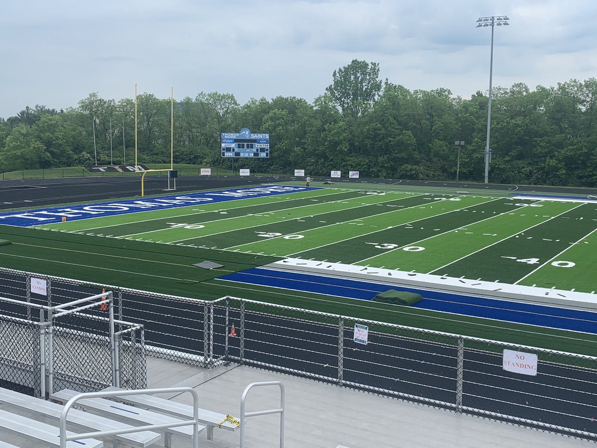 tmusaints's tweet image. Thomas More Field at Griffin Plaza is getting close!

#LetsGoSaints