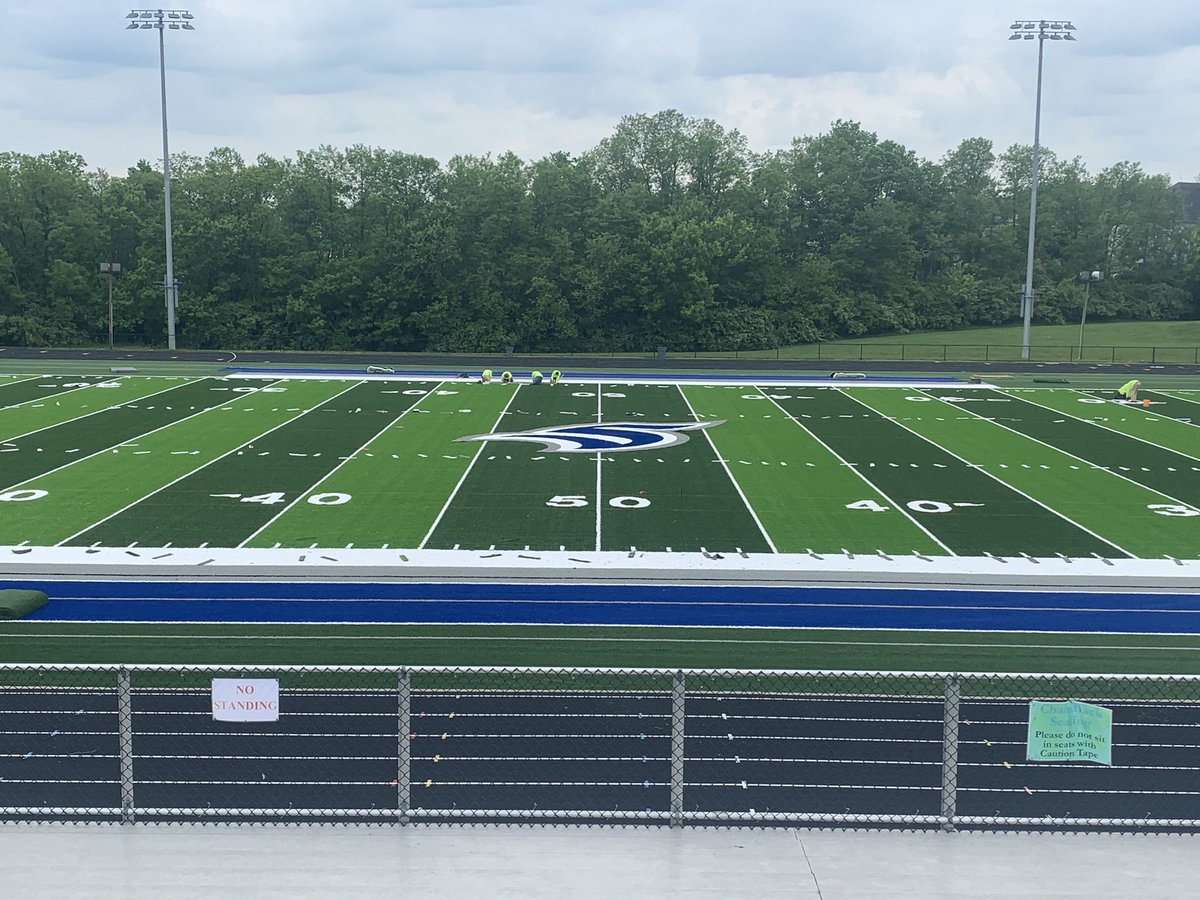 tmusaints's tweet image. Thomas More Field at Griffin Plaza is getting close!

#LetsGoSaints