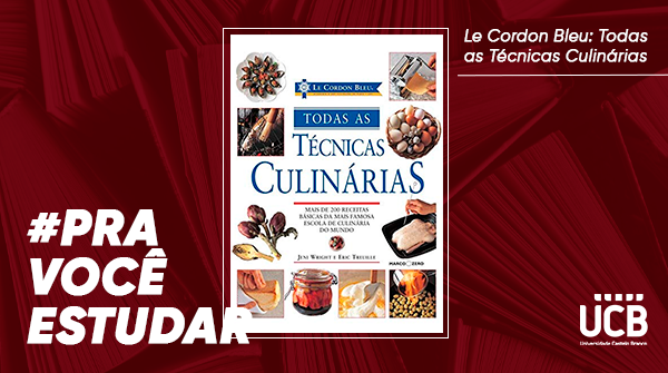 Você que estuda Gastronomia e gosta de se aventurar na cozinha, então se liga na dica do #PraVocêEstudar de hoje! O livro ‘’Le Cordon Bleu: Todas as Técnicas Culinárias’’ é ótimo para quem adora dar um de Masterchef na cozinha! 🍽

Já prepara seu avental e mão na massa! 😋