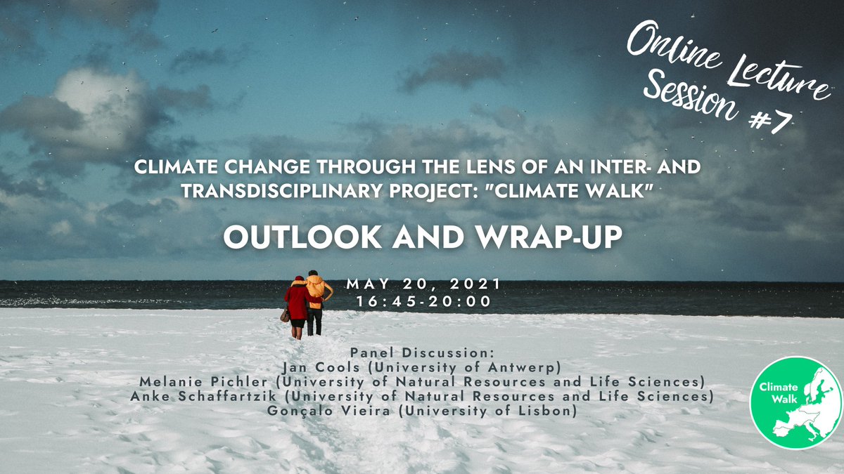 Outlook: Fighting the Climate Crisis in the future. Final panel discussion this Thursday! Link in bio.