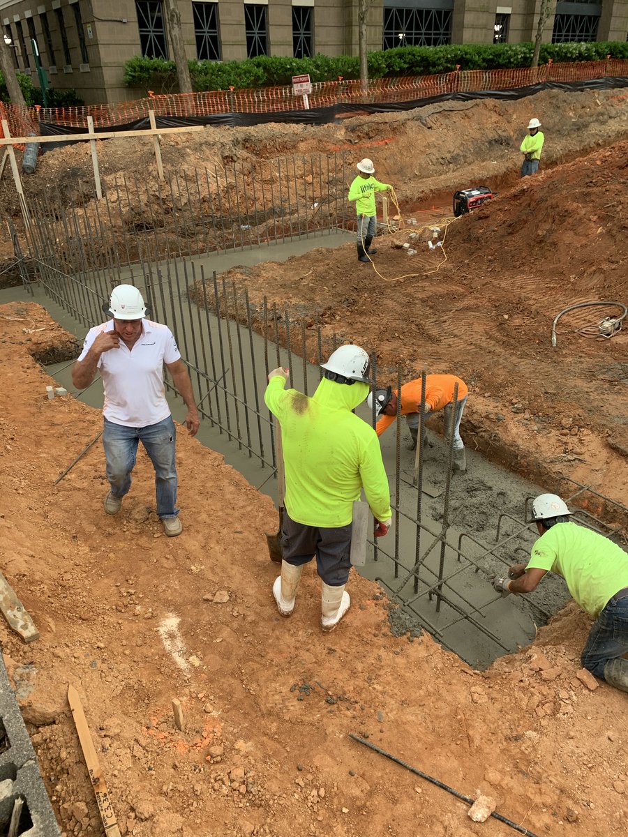 Lock7Develop's tweet image. #Construction progress in Raleigh⚒️The site is cleared and the foundation is underway at 615 Peace. Work on the concrete foundation will continue for the rest of the month. From there we will move right into constructing the CMU foundation walls. #seeyouat615 @chappellres
