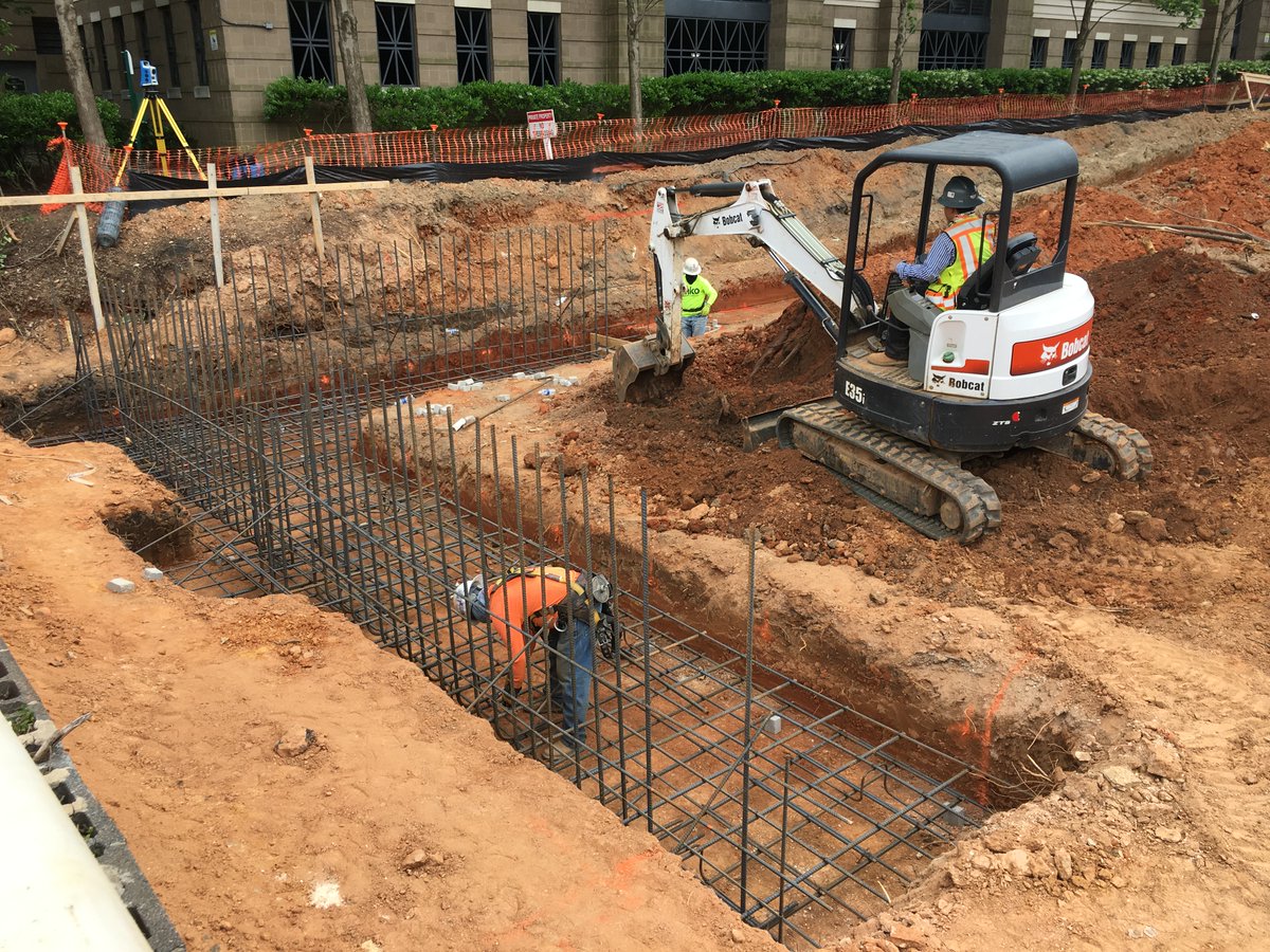 Lock7Develop's tweet image. #Construction progress in Raleigh⚒️The site is cleared and the foundation is underway at 615 Peace. Work on the concrete foundation will continue for the rest of the month. From there we will move right into constructing the CMU foundation walls. #seeyouat615 @chappellres