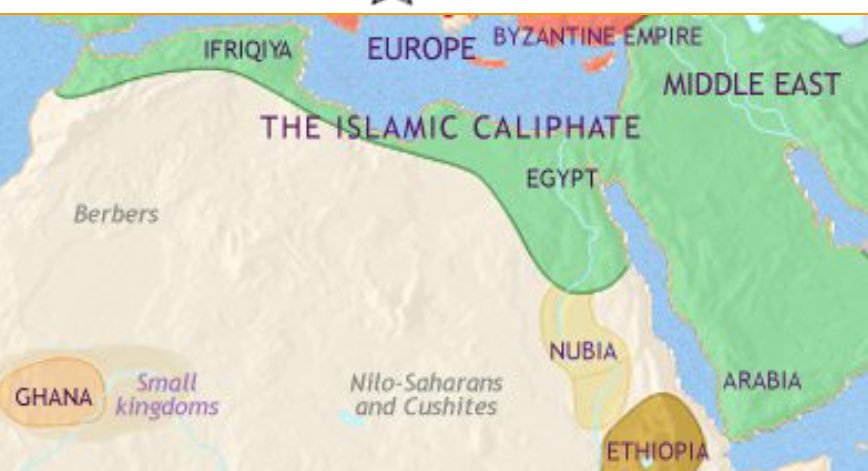 nubian empire map