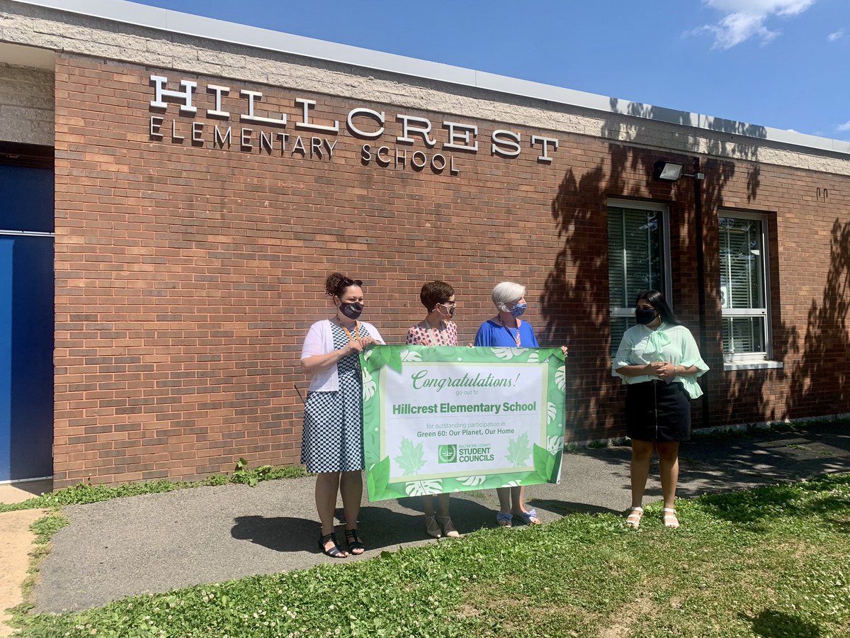 Congratulations <a href="/Hillcrest_BCPS/">Hillcrest Elementary</a> on their outstanding participation in the #BCPSGreen60 imitative celebrating our #hybridearthday !! <a href="/NiamhQ14/">Niamh McQuillan</a> <a href="/RippleOutNow/">Niamh McQuillan</a> <a href="/BCPSOutdoorSci/">广州</a> <a href="/BCSCsocial/">BCSC</a> <a href="/lovingislouder/">Team BCPS</a> <a href="/ClnGrnBaltCo/">CleanGreenBaltCo</a>