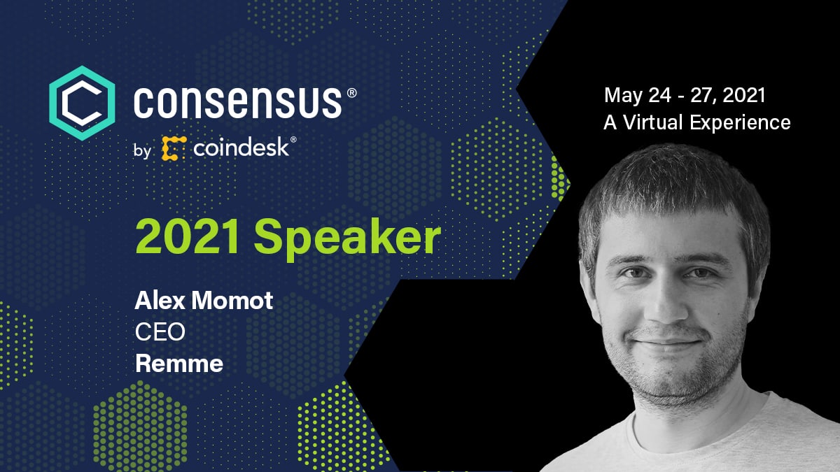 PeanutTrade's tweet photo. Our CEO @amomot86 is speaking with @CoinDesk at #Consensus2021 about DeFi deep tech! 
See 👀 you there on May 24-27! 🗓
📝 Registration is open: https://t.co/bzArsYxilO https://t.co/V35lx7AnoM