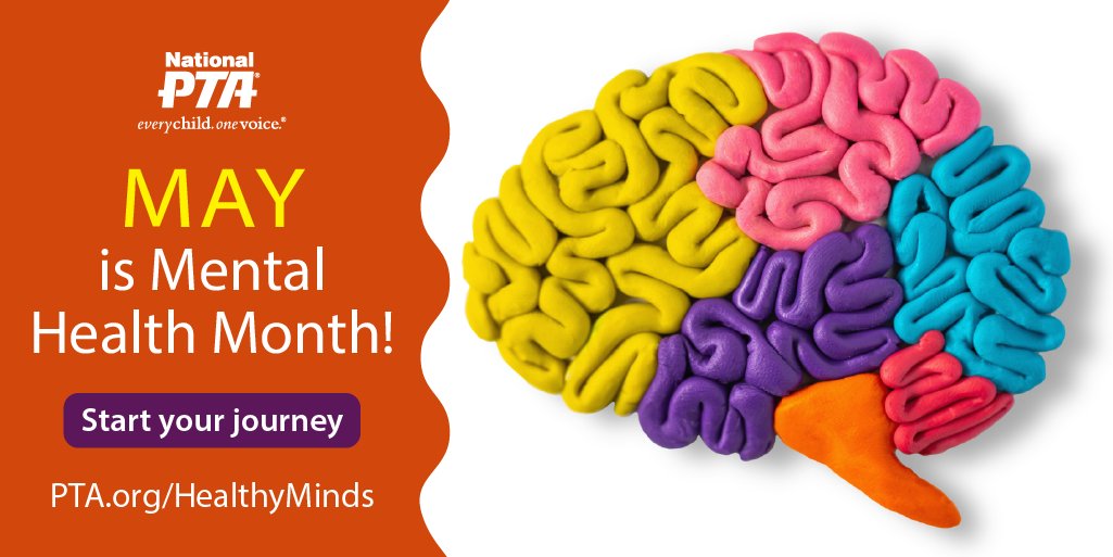 This Mental Health Awareness Month, prioritize your families' mental health. 

Supporting all aspects of your child's growth can help make sure they are healthy, safe, engaged, supported, and challenged. Check out our new Healthy Minds resources at PTA.org/HealthyMinds