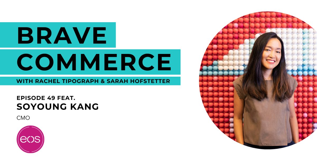 Profitero's tweet image. Social media creates the perfect opportunity to relate to Gen Z consumers through storytelling. CMO of @eos Soyoung Kang joins the #BRAVECOMMERCE podcast to talk about how their team is using social (even viral TikTok trends!) as a brand building tool. buff.ly/3tXVtAa