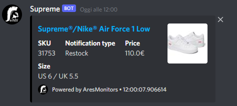 AresMonitors's tweet photo. Supreme shock drop secured 🔒💪 https://t.co/eGH7IEIcW9