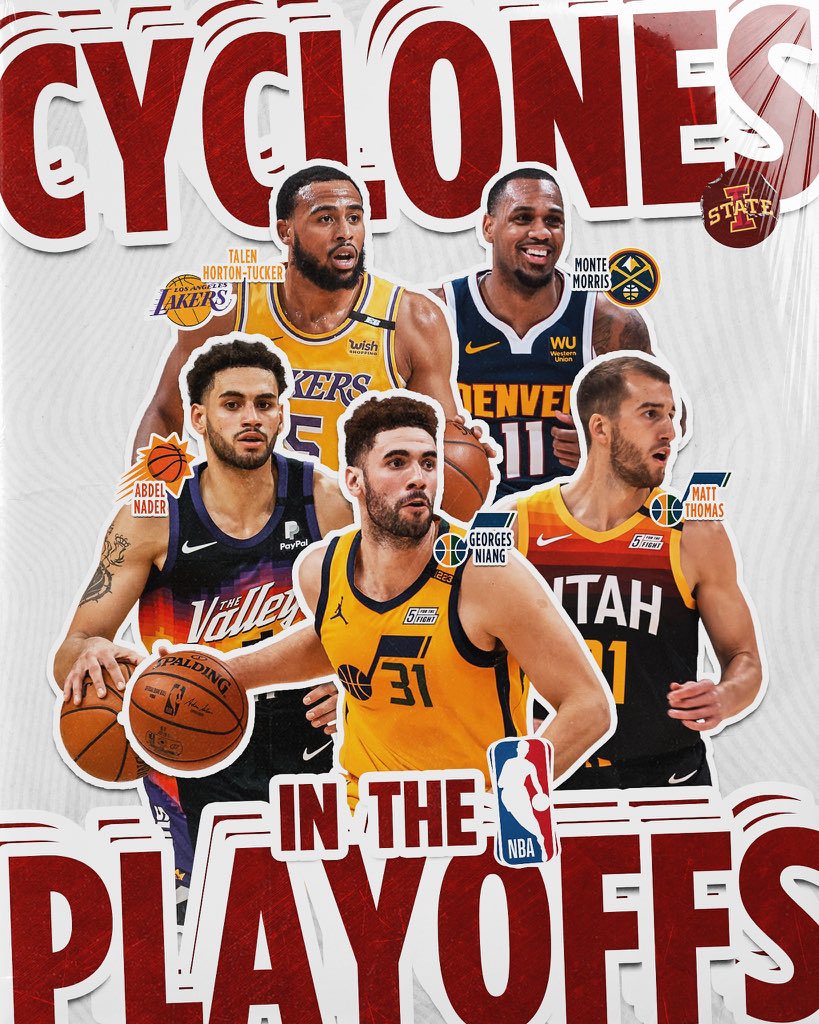 𝙒𝙚 𝙖𝙧𝙚 𝙍𝙀𝘼𝘿𝙔 𝙛𝙤𝙧 𝙩𝙝𝙚 𝙉𝘽𝘼 𝙋𝙡𝙖𝙮𝙤𝙛𝙛𝙨

Good luck to our guys chasing that ring! 💍 🏆 

🌪#C5C🌪 | #Cyclones