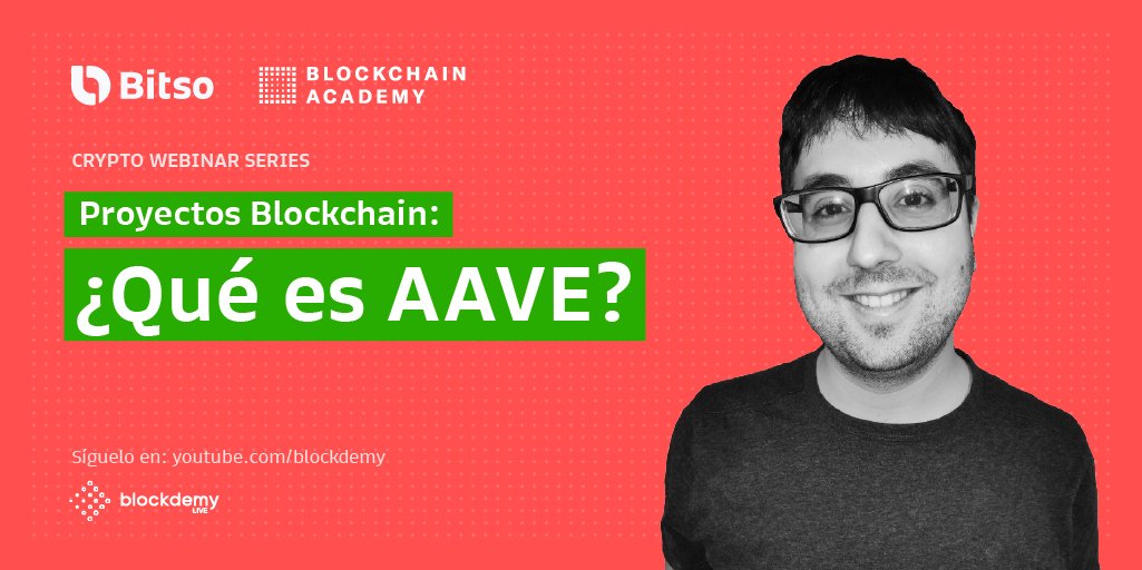 blockdemy's tweet photo. 🚀¿Sabes qué es @AaveAave? Conoce sobre este proyecto #DeFi, sus herramientas y posibilidades en esta nueva sesión de #ProyectosBlockchain by @Bitso y de la mano de @SirSoth91 y @marcomu_
📆18 de mayo, 2021.
🕛Hora: 12:00 hrs México
👉🏽 https://t.co/Gux4G24ryc https://t.co/DdUVV5Ncc9