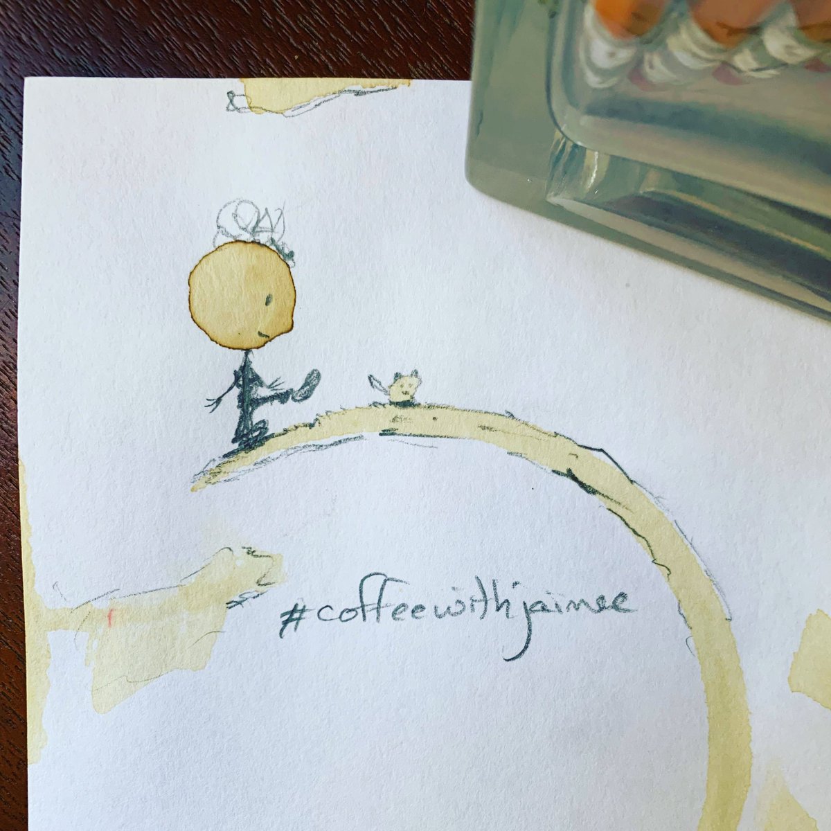 jaimeejaimee's tweet photo. Little walks outside make my mind feel better.
🥰🙏✏️☕️
#coffeewithjaimee #doodleaday #tinychallenges
#coffeeart #coffeetime https://t.co/h4v5joOpXC