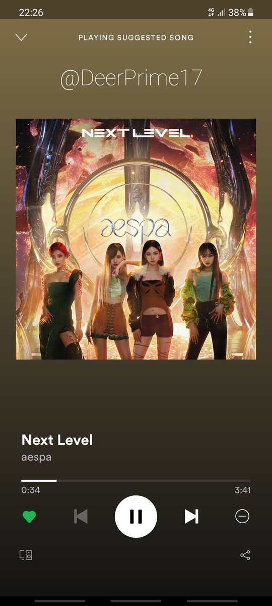 DeerPrime17's tweet photo. @aespa_official The best song has released this year. I know the chace of winning is very very small but I still participate and will stream for aespa to have the best results with this 3rd single 'NEXT LEVEL"

Hiphop never die
Yêu aespa không bao giờ sai

#드디어_연결되는_MY_aespa https://t.co/3v7yIhrhy1