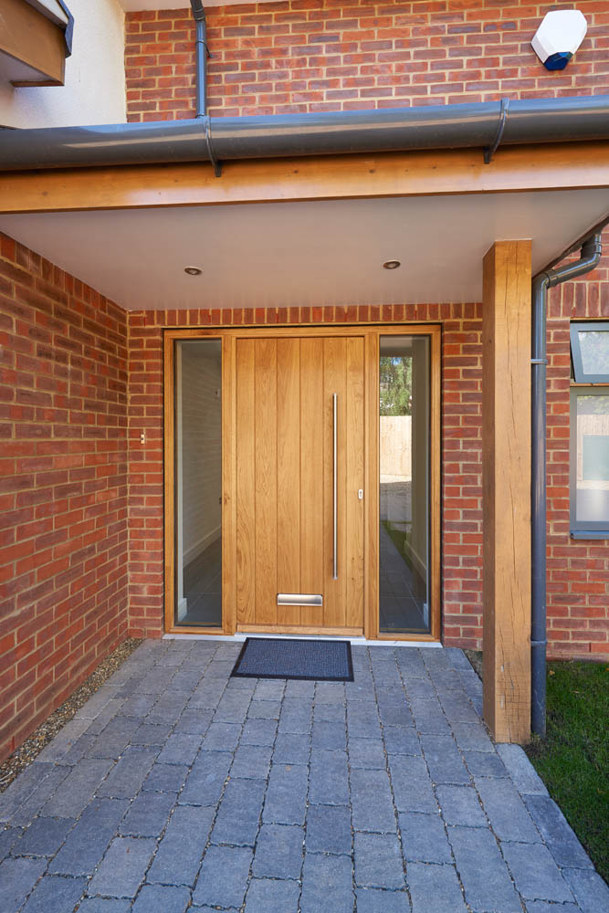 trident_ltd's tweet photo. Two more properties competed with some uber cool Velfac composite glazing we've supplied and fitted. Solid oak front doors from our UK joinery partners are the finishing touch to these beautifully finished executive homes.😉 https://t.co/SEA5Ts6f1F