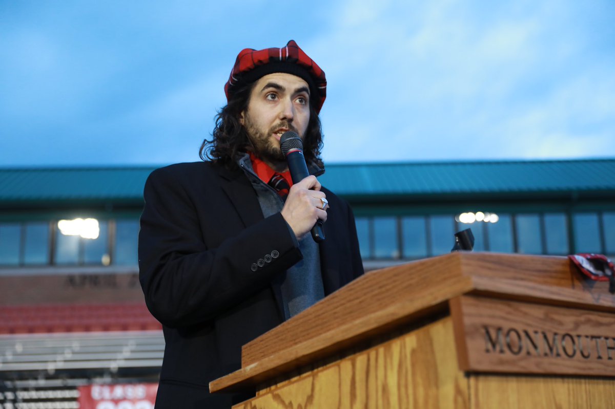 Big shoutout and belated happy birthday to Zak Edmonds ‘08 for coming to campus to welcome our Class of 2021 to the alumni association this past weekend! 🎉 Thank you Zak! #ScotsForever