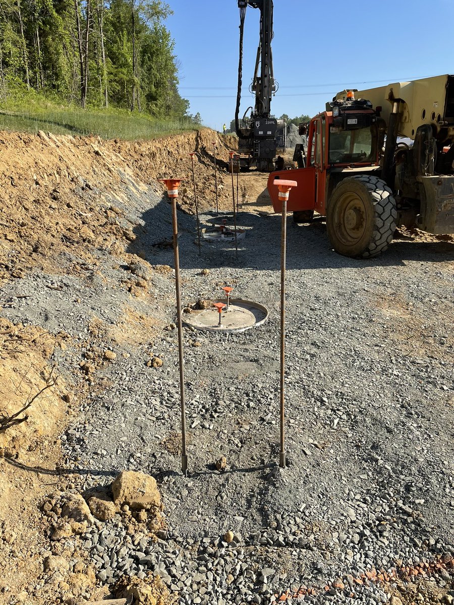 bridgebuilderjt's tweet photo. @DrWendyRocks Always good to get on site and see the work going in the ground.  Was able to see the installation of densified aggregate piers this morning. Happy Birthday! https://t.co/nARmXga6oa