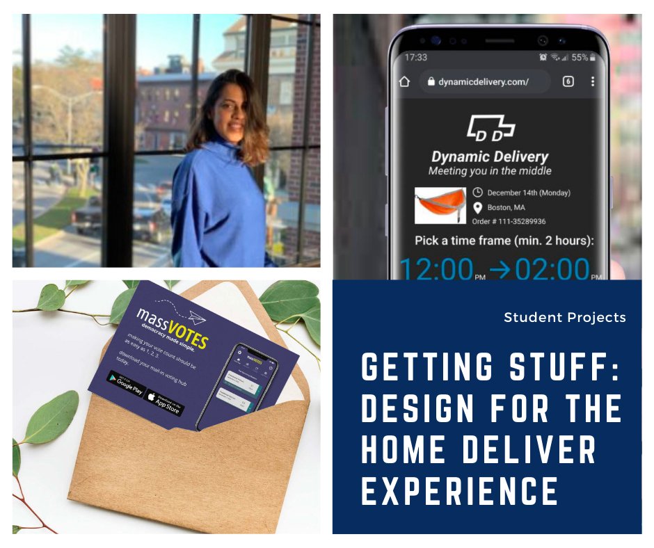 Imagine having packages delivered to your exact location. Art + Design students with guidance from Associate Professor Kristian Kloeckl (<a href="/infoinaction/">Kristian Kloeckl</a>) experimented with new ways to add value to the home delivery process. #CAMDFeature camdnu.co/ExD