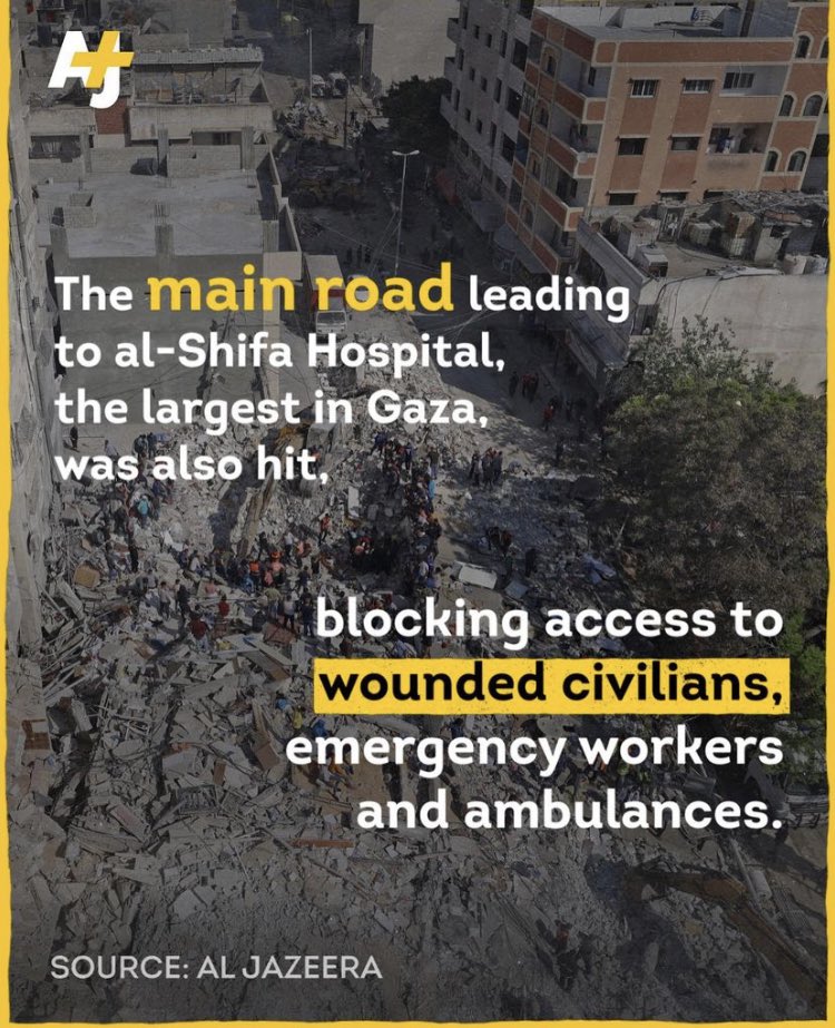 sameercasa's tweet photo. It’s not just the bombs that is killing the Palestine people. This time they r doing some strategic killings too. Benjamin Nethanfucku is doing all this just to stay in power and by keeping people busy so that they forget what he was accused of last year. https://t.co/32OCF7bP0K