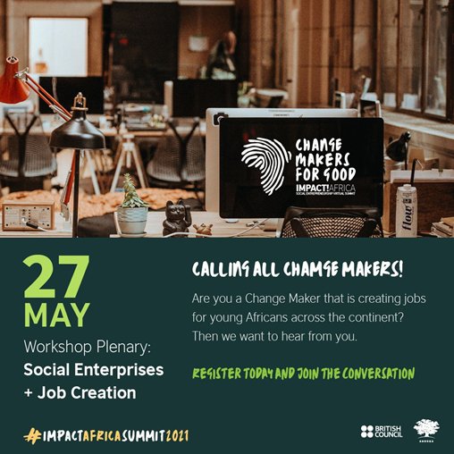 We are calling all Change Makers across the continent to participate in this important conversation. Join our distinguished panellists and share your story. Register now.
impactafricasummit.net
#ImpactAfricaSummit2021