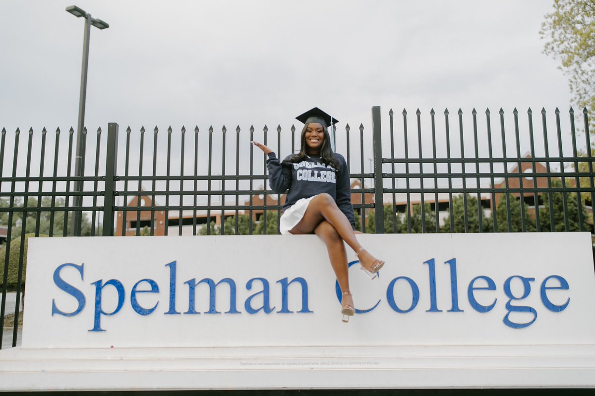 nyla_outlaw's tweet photo. and now I’m unstoppable💙 #spelmanalumna https://t.co/6kvr1aO0Nl
