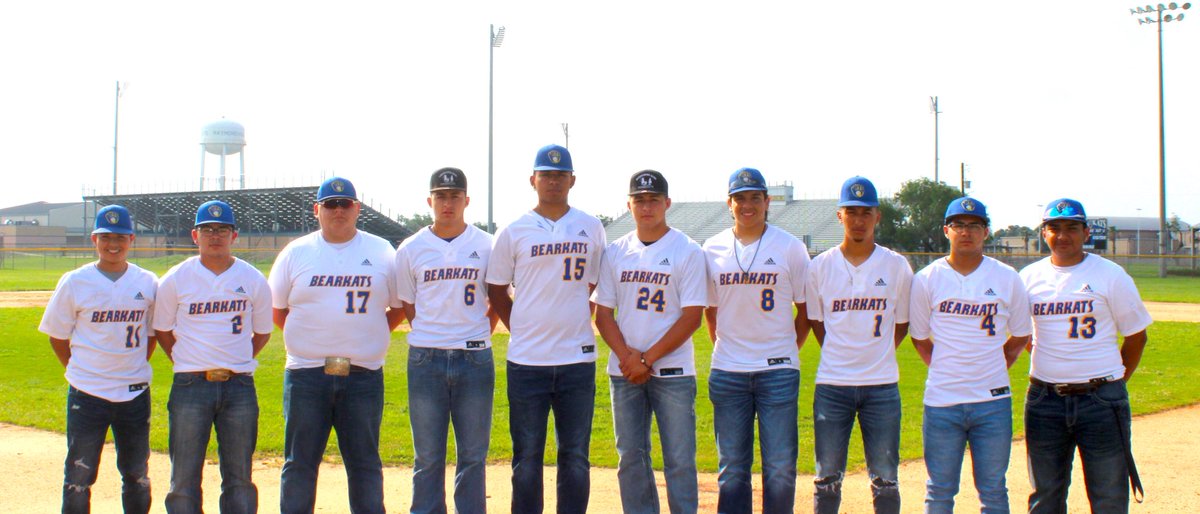 BearkatBsb's tweet photo. ❗Raymondville Bearkat Baseball 
2021 32-4A All District Selections
⚾️ #KatStrong 

District Co-MVP’s
Darren Ramirez 
Derick Ramirez 

Designated Hitter
1st Team – Sabas Gallegos 

Catcher
1st Team - Gabriel Garza 

First Base
1st Team - Jayson Cantu https://t.co/rVeumBCzNY
