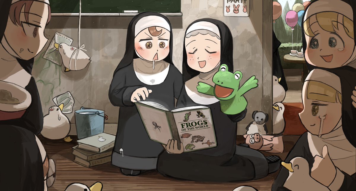 圖 修道院的修女們