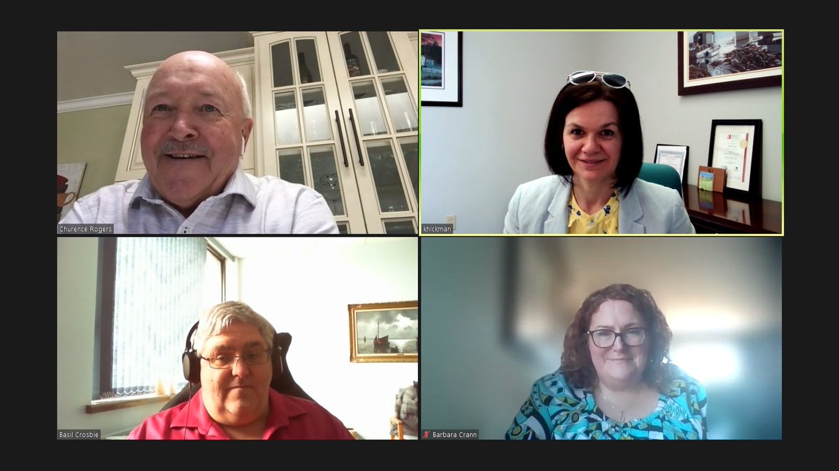 Thank you <a href="/ChurenceRogers/">Churence Rogers</a> for meeting virtually with <a href="/basilcrosbie/">Basil Crosbie</a> and myself today to discuss insurance brokers' position on the Bank Act and Bill C-208. #ibac2021onthehill