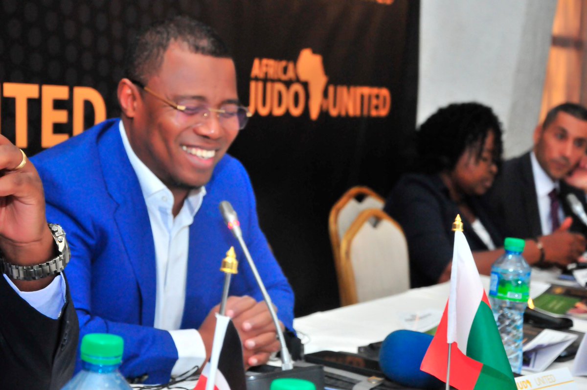 Wow. Congratulations @sitenythierry on your win as the president of @JudoAfricaAJU the second Malagasy to head a continental after Ahmad Ahmad of CAF. Well in. Cc @bbcsportsworld @dwnews @AMB_A_Mohammed @jeune_afrique #CongratulationsTeamSiteny