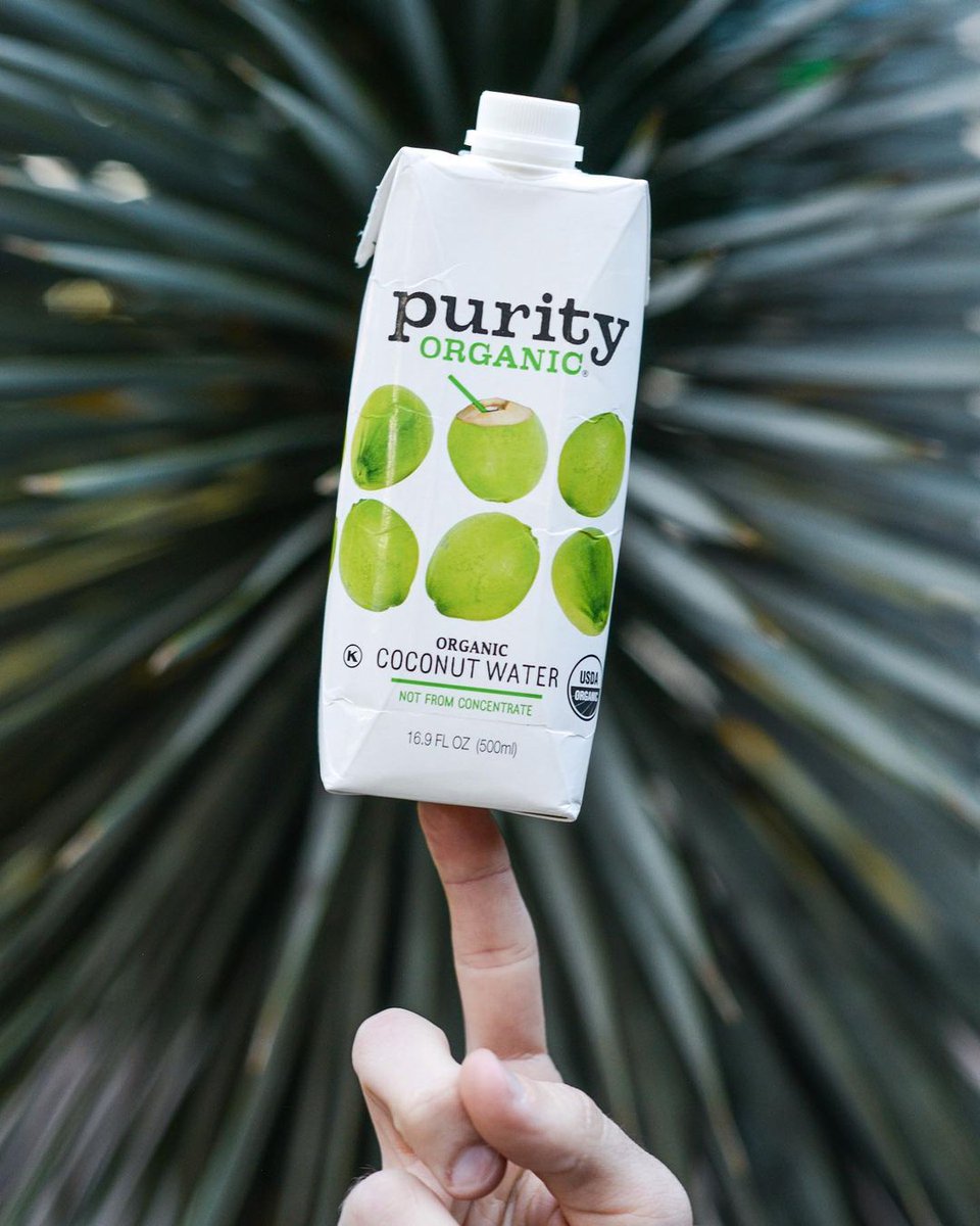Elevate your drink selection with 100% organic, 100% delicious coconut water. #PurityOrganic