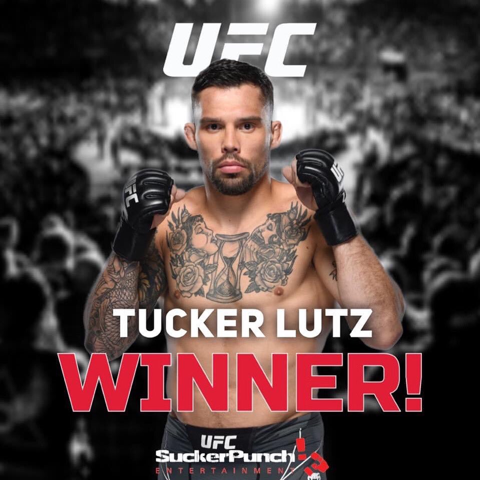shogunfights's tweet photo. @topguntuck Top Gun Tucker Lutz with the W in his @UFC debut. I couldn’t be prouder of Tucker and our coaches Ryan Mackin, John Vu &amp; Nick Ehrlich. Big victory for Tucker, Team Ground Control and Baltimore #cleanwork #topguntuck #tuckerlutz #UFC #groundcontrol #shogunfights #bmore https://t.co/3M8VbzYHYB