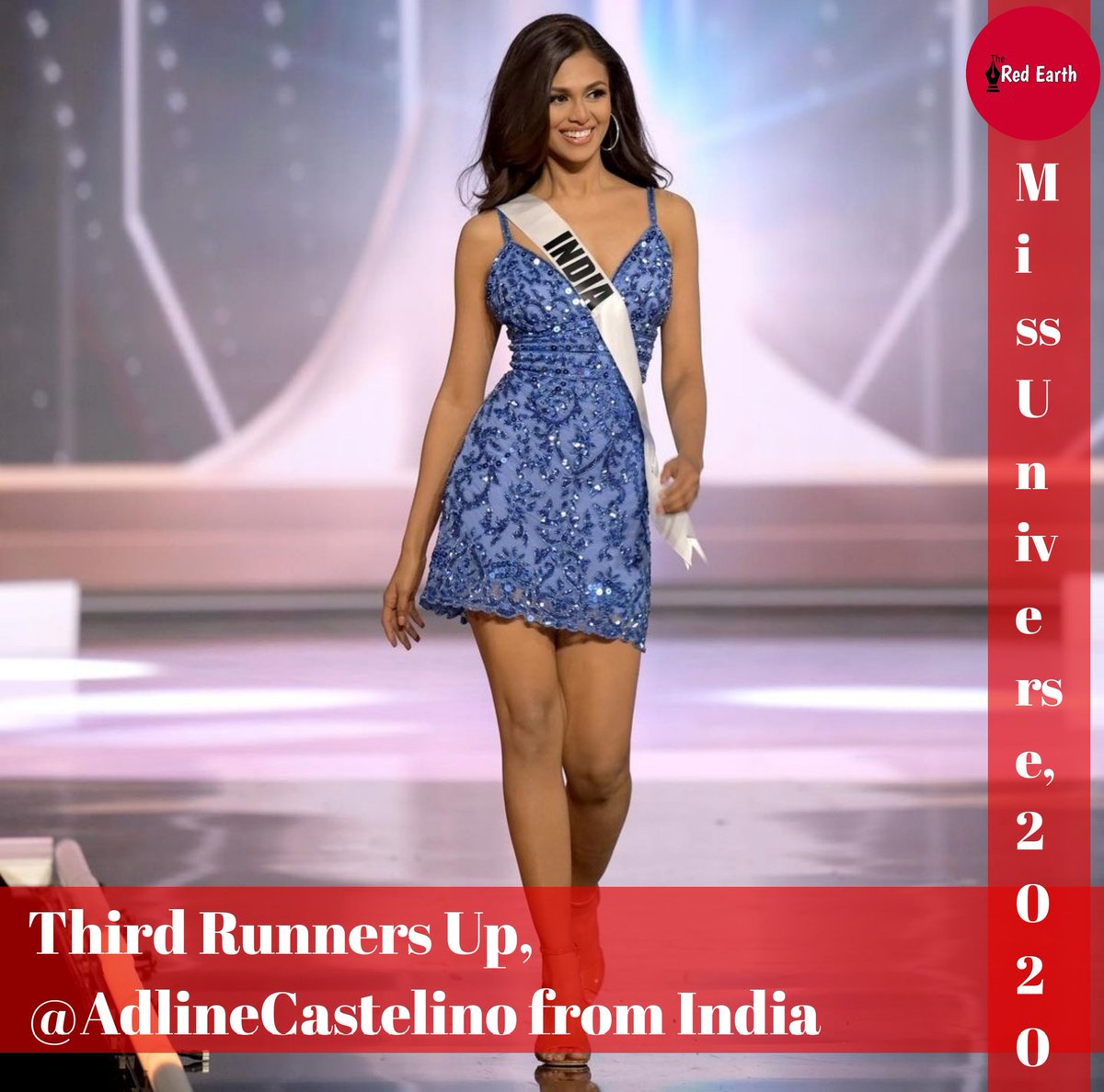 The_RedEarth's tweet photo. Andrea Meza from Mexico takes the Miss Universe crown.

In the 69th edition of the beauty pageant held Monday (May 17, Manila time) at he Seminole Hard Rock Hotel &amp; Casino in Hollywood, Florida.

India's Adline Castelino is the third runner-up.

#MissUniverse2020 #AndreaMeza https://t.co/cyrDjVwoSP
