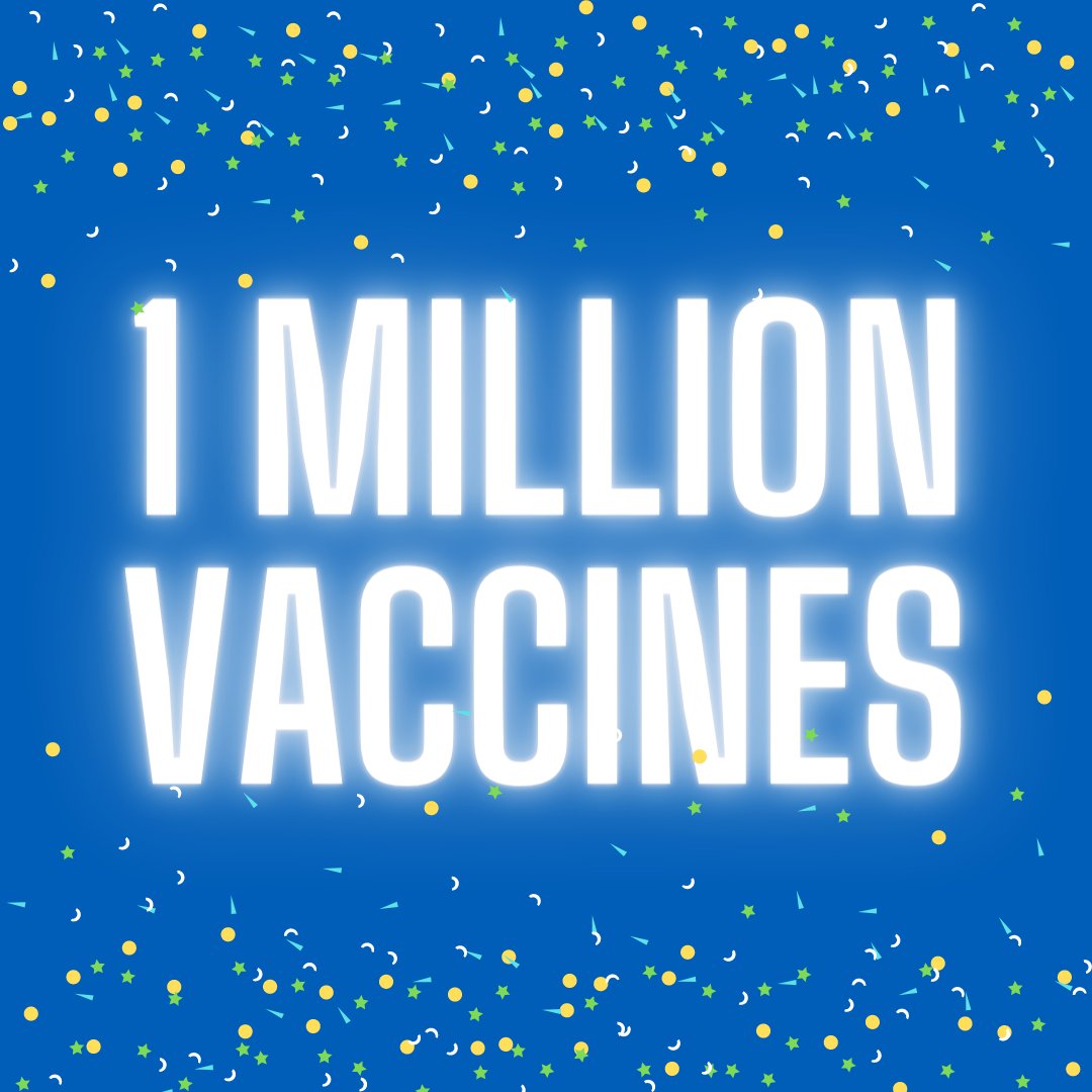 NHSDDICB's tweet photo. We are delighted to announce that one million Covid-19 vaccine doses have been administered in Derbyshire!

Congratulations to our vaccination teams and to all those who have worked so hard to help so many people. https://t.co/4p4KJaDH8L