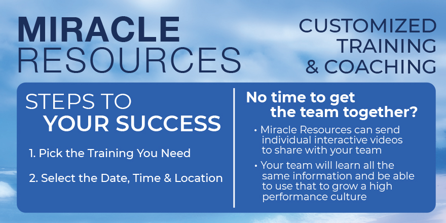 katherinemiracl's tweet photo. Build a high-performance culture through your monthly team training and professional development with Miracle Resources Customized Training and Coaching Solutions.

https://t.co/U5rTsnSTG3

#MiracleResources #BrandTeamRevenueTraining #CommunicationConcierge #Culture https://t.co/UbTCdPQoPa