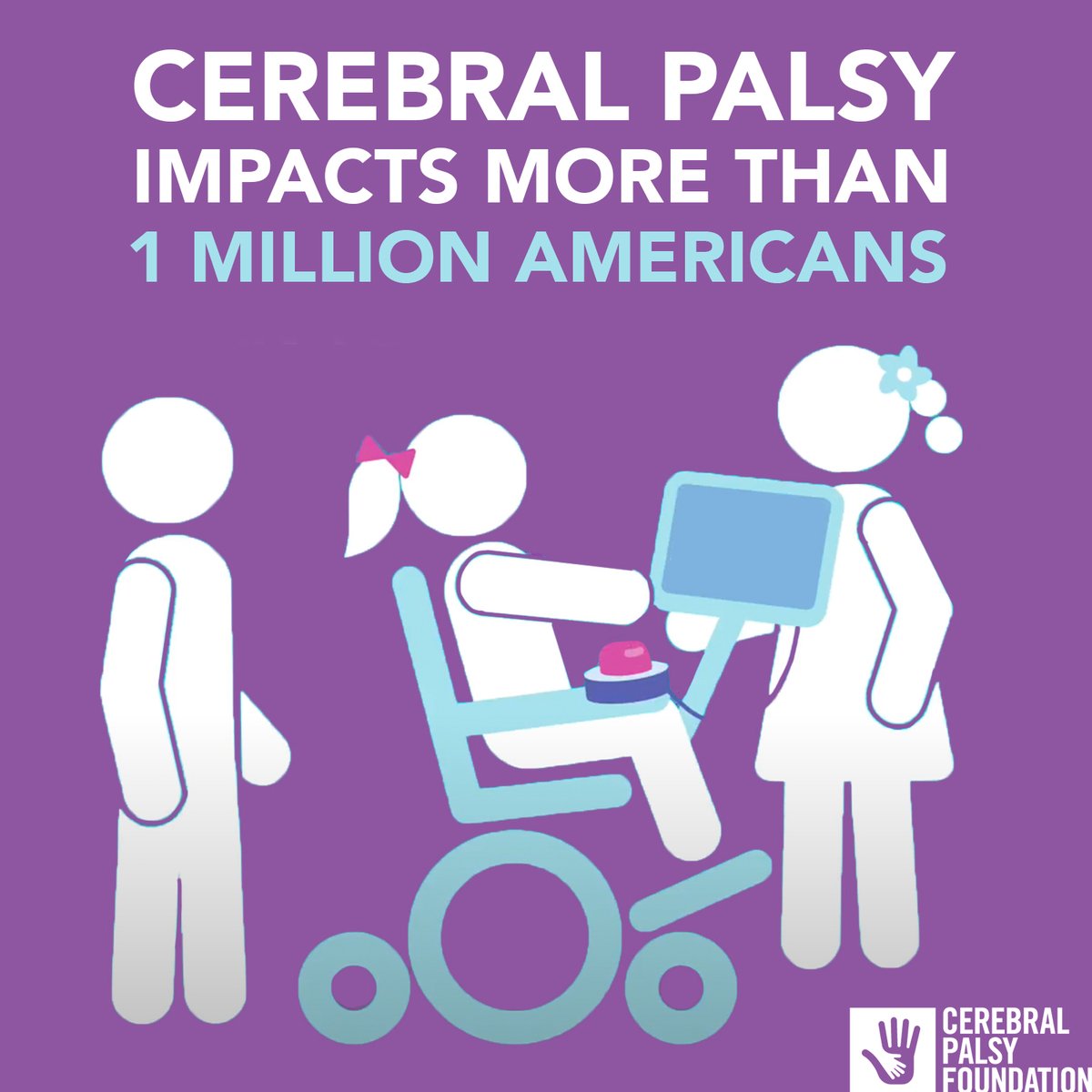 yourcpf's tweet image. Did you know #CerebralPalsy affects more than 1 million Americans, but receives NO dedicated federal funding? Help us advocate for vital resources for our community by joining our mailing list at yourcpf.org/sign-up! 

#CPAwareness #CPResearch #Advocacy