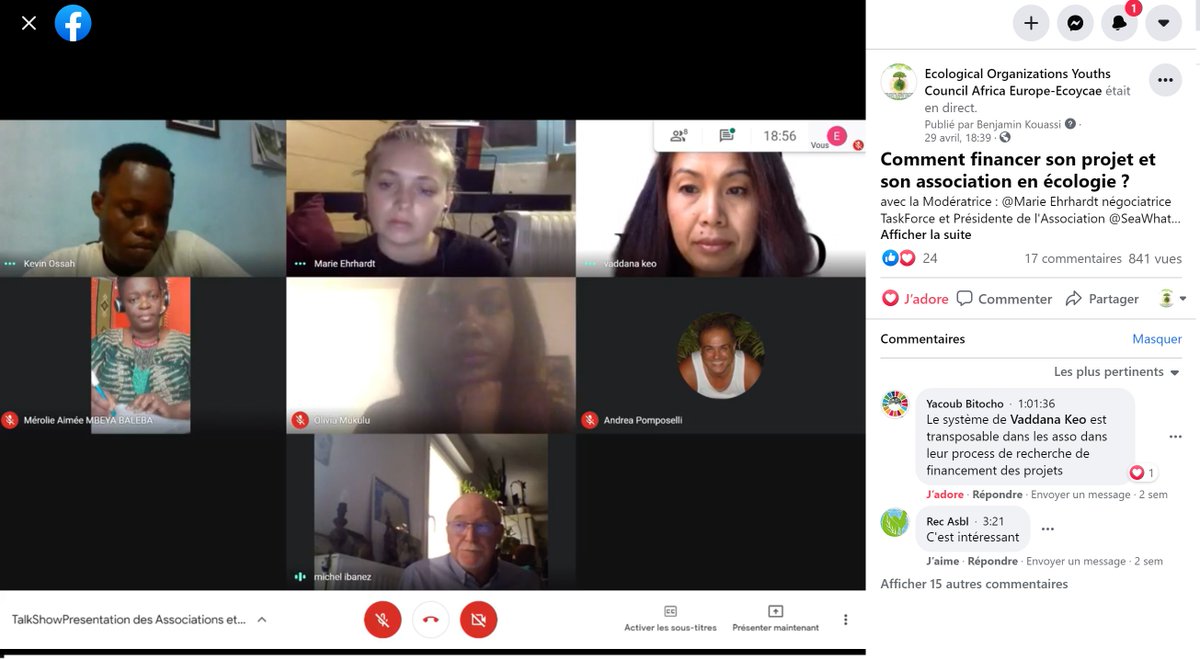 EcolCouncil's tweet photo. Revoir la sixième 6 session TalkShowPresentation . 
Thème : "Comment financer son association et son projet en écologie ? 

Revoir le Live Facebook . "https://t.co/4FVufC2XJc

Join Us . https://t.co/CdcHhLdfTF https://t.co/E1yn9hqlOt